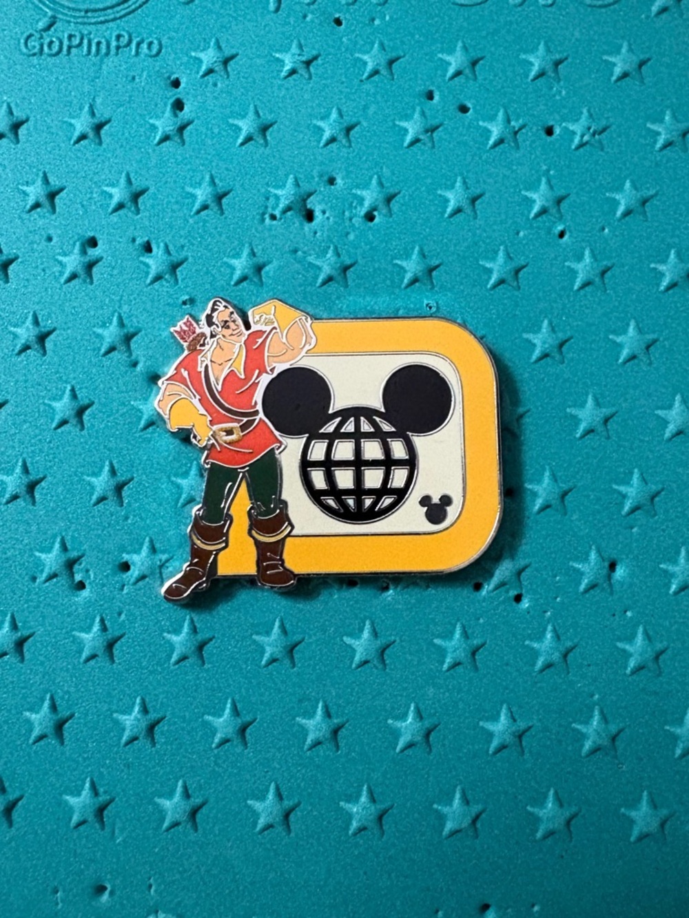 Gaston Disney World D Pin